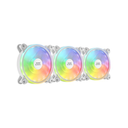 FAN MARS GAMING MFXKIT, 3X12CM FAN, 10C CONTROL BOX, RF REMOTE &amp; MB CONTROL WHITE