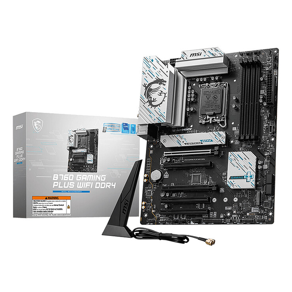 CARTE MERE MSI B760 GAMING PLUS WIFI DDR4