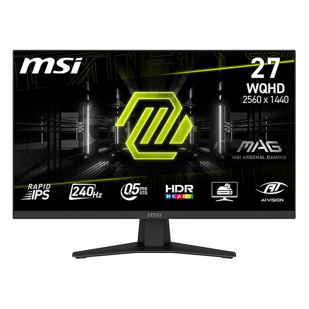 MONITEUR MSI MAG 274QF 27'' 180HZ 0.5MS RAPID IPS 2K