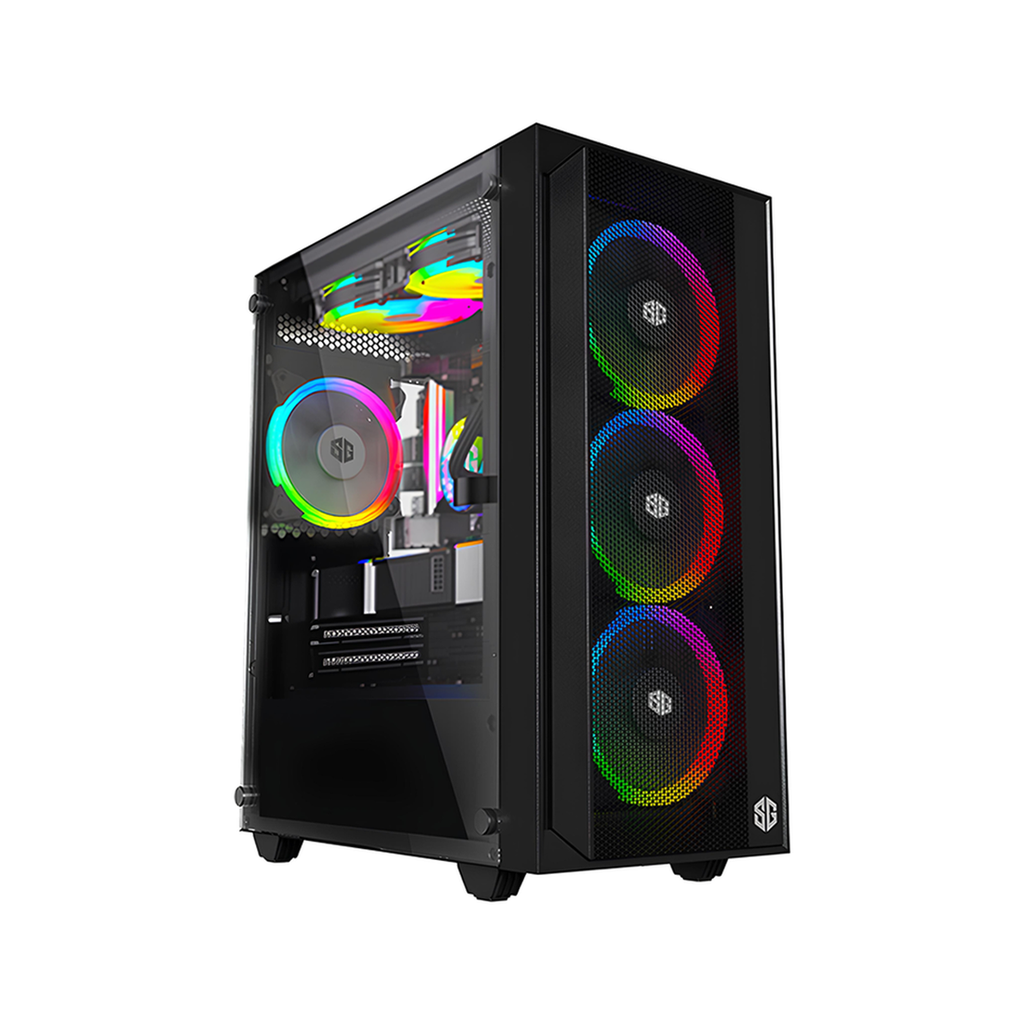 BOITIER SG AIRFLOW 4 FAN ARGB NOIR