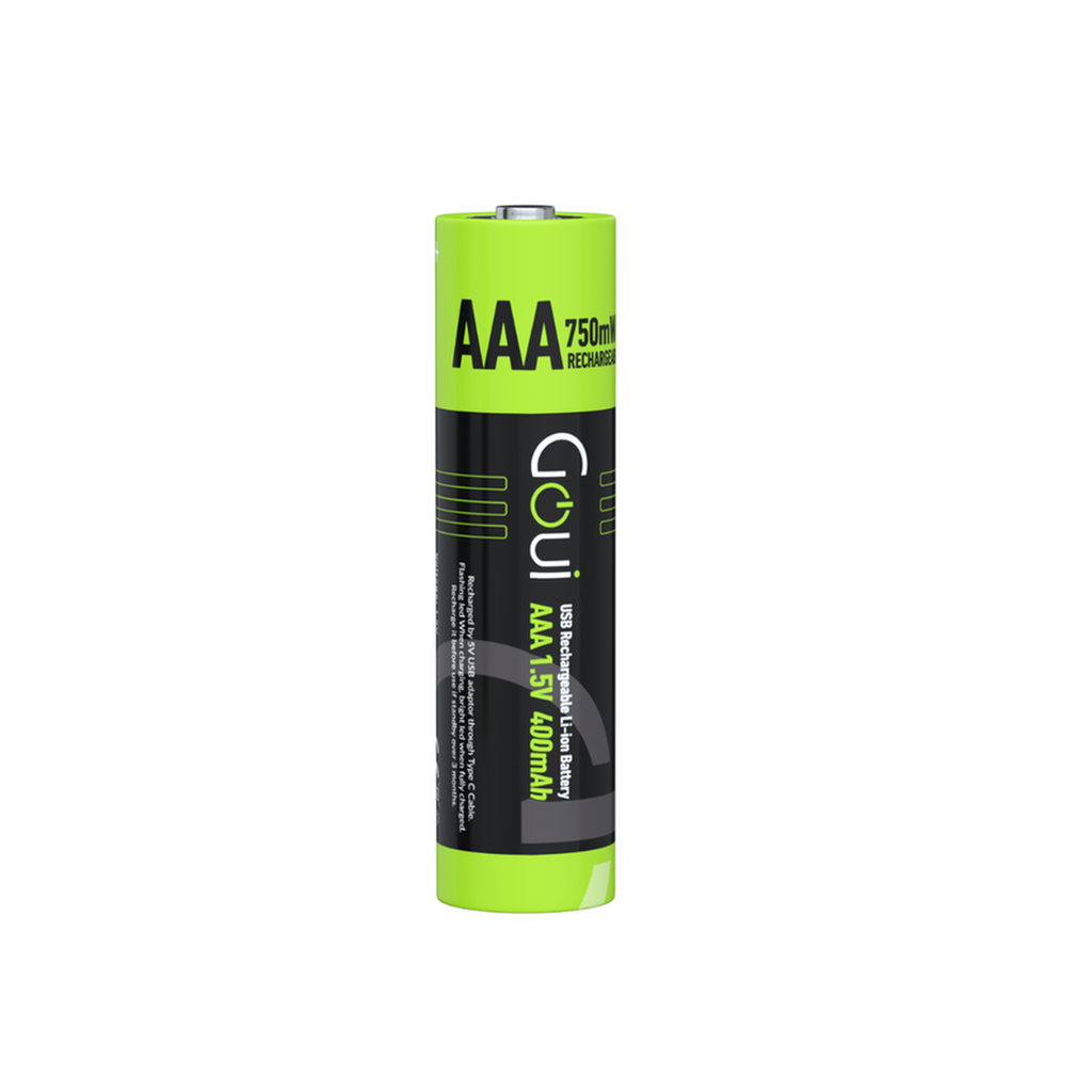 PILLE GOUI RECHARGEABLE AAA BATTERY (2PCS) NOIR