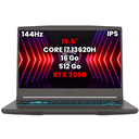PC PORTABLE MSI THIN 15 B13UC-3233XMA 15.6"FHD/I7-13620H/RTX3050/16Go/512Go