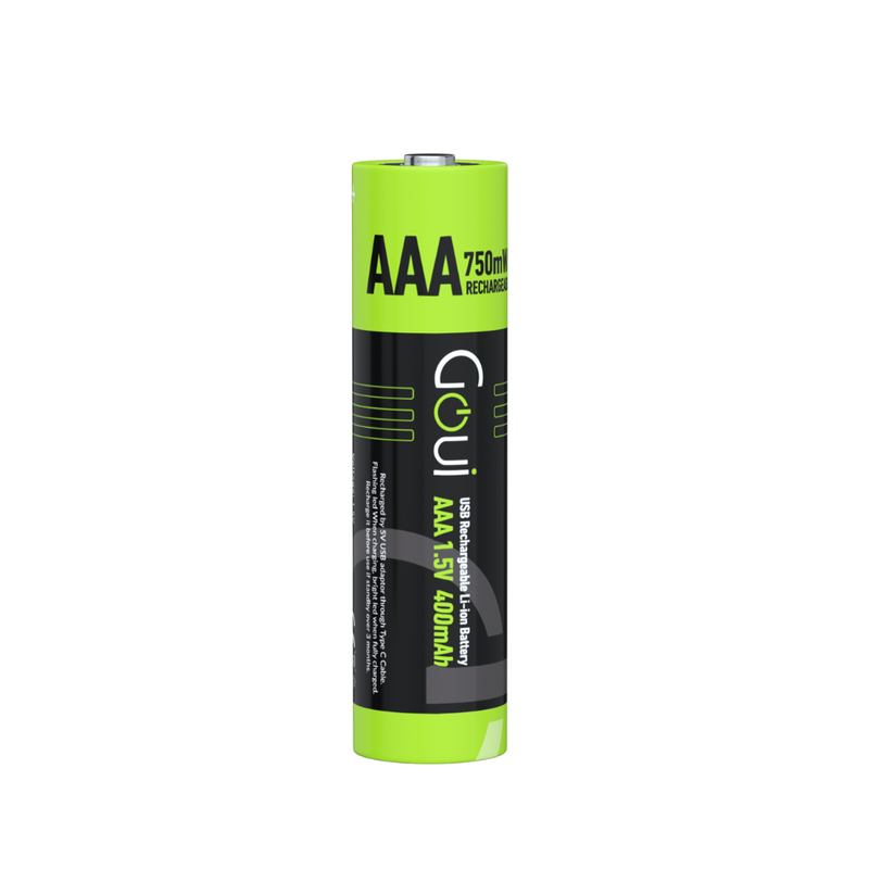 PILLE GOUI RECHARGEABLE AAA BATTERY (2PCS) NOIR