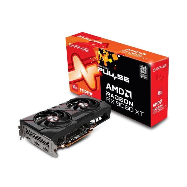 CARTE GRAPHIQUE SAPPHIRE PULSE AMD RADEON RX 9060 XT 16GB OC