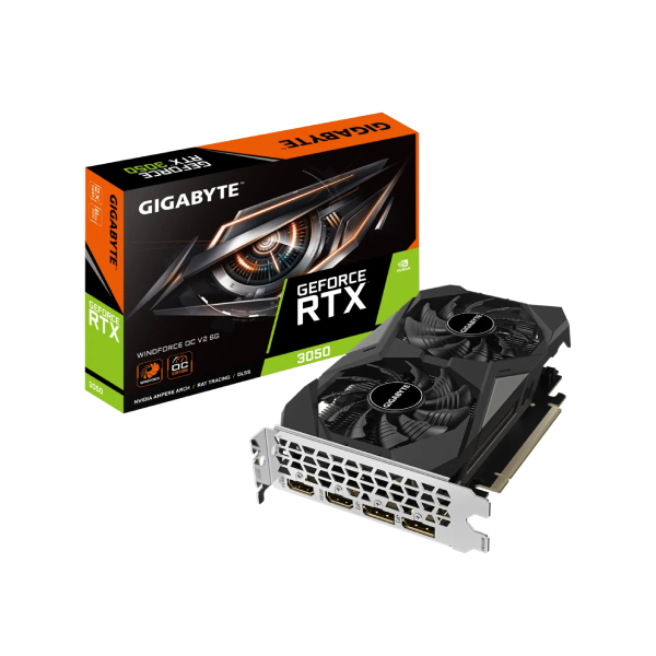 CARTE GRAPHIQUE GIGABYTE GEFORCE RTX 3050 WINDFORCE OC V2 6G