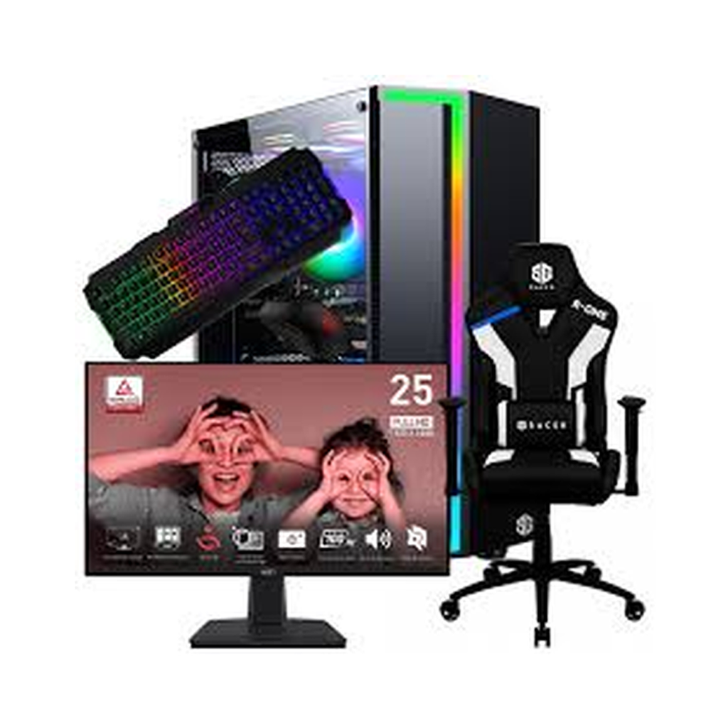 SETUP GAMER R5 5600G/16Go/256Go + MP251 + R-ONE + GK100 + GM100