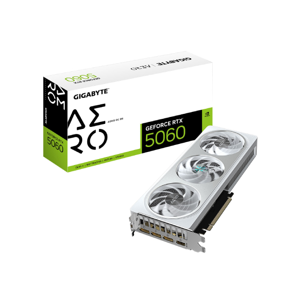 CARTE GRAPHIQUE GIGABYTE GEFORCE RTX 5060 AERO OC 8G