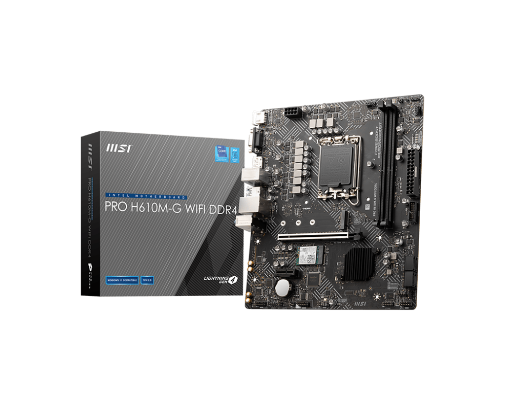 CARTE MERE MSI PRO H610M-G WIFI DDR4
