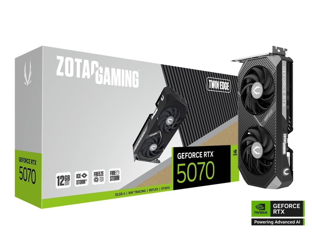 CARTE GRAPHIQUE ZOTAC GAMING GEFORCE RTX 5070 TWIN EDGE