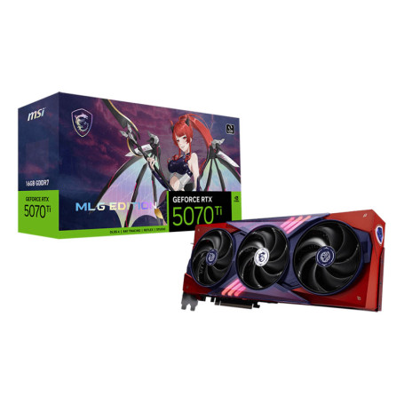 CARTE GRAPHIQUE MSI GEFORCE RTX 5070 TI 16G MLG EDITION OC