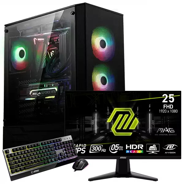 SETUP GAMER AMD RYZEN 5 5600 RTX 5070 16Go 1To 255XF GK30
