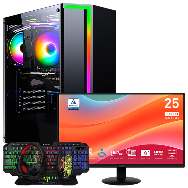 SETUP GAMER R3 3200G/16Go/240Go + MP252L + CMX-415