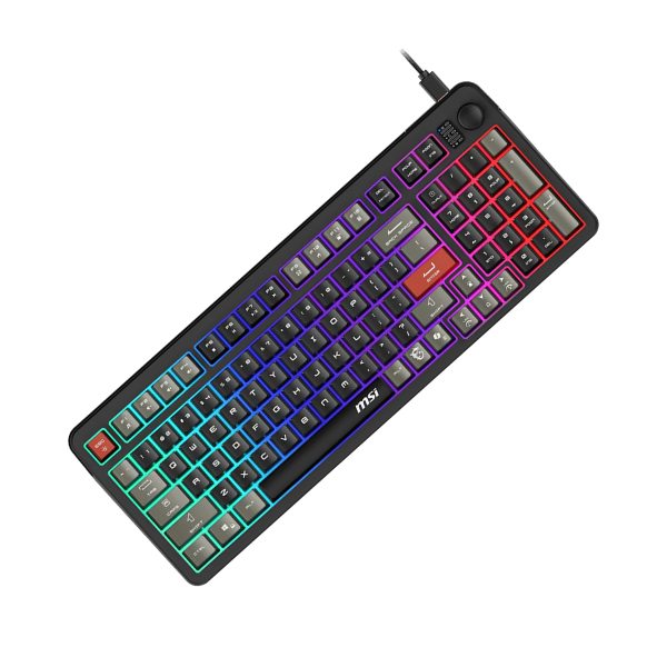 CLAVIER MSI FORGE GK110 FR NOIR