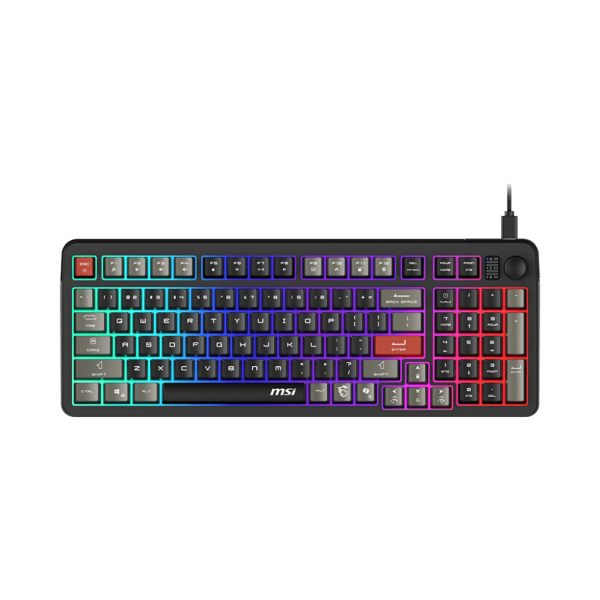 CLAVIER MSI FORGE GK110 FR NOIR