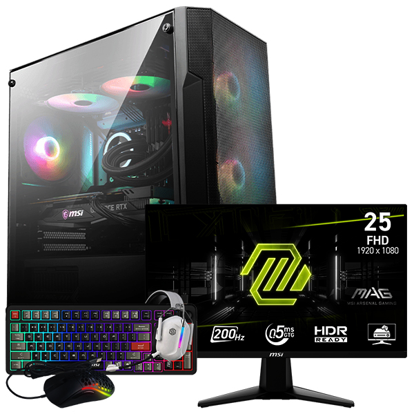 SETUP GAMER AMD RYZEN 5 5500 RTX 3050 16Go 512Go 255F E20 GK110 T60 G800