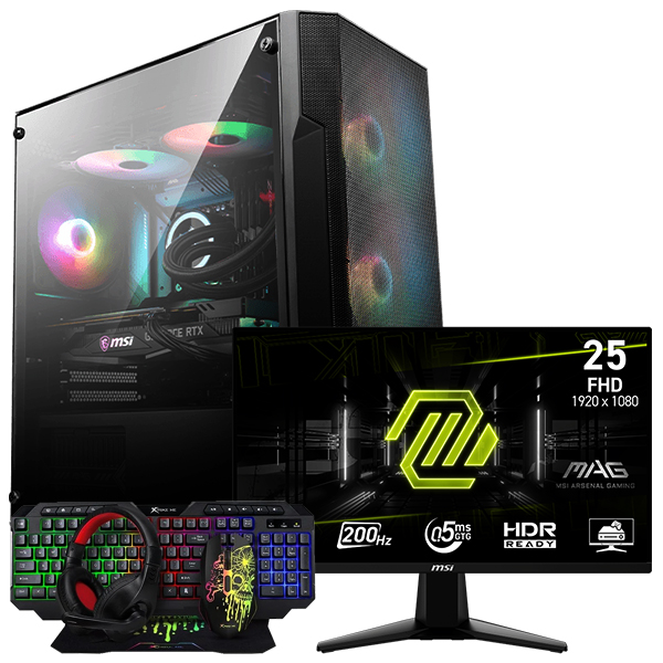 SETUP GAMER R5 5500/RTX3050-6Go/16Go/512Go + 255F E20 + CMX-415