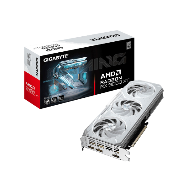 CARTE GRAPHIQUE GIGABYTE RADEON RX 9060 XT GAMING OC ICE 16G