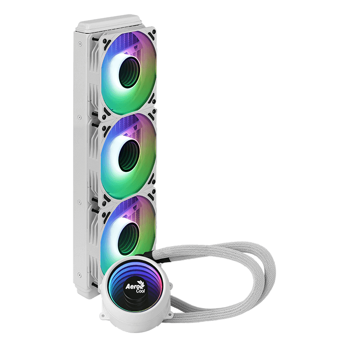 WATERCOLLING AEROCOOL MIRAGE L360 ARGB WATERCOOLING, TDP 550W, 3X12CM ARGB FAN, WHITE