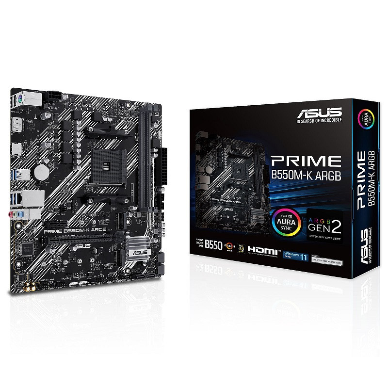 CARTE MERE ASUS PRIME B550M-K ARGB