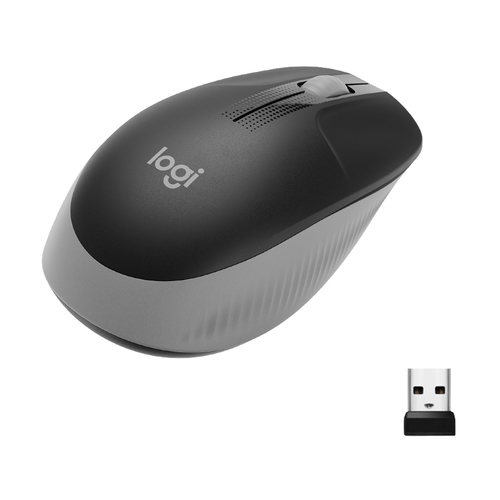 SOURIS LOGITECH® WIRELESS MOUSE M190 FULL-SIZE MID GREY