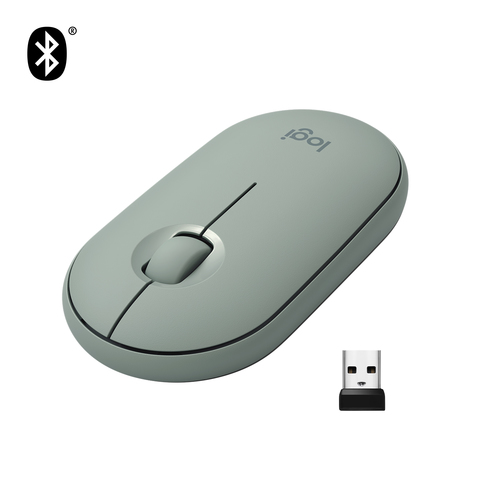 SOURIS LOGITECH® WIRELESS MOUSE M350 PEBBLE EUCALYPTUS