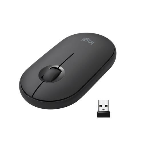 SOURIS LOGITECH® WIRELESS MOUSE M350 PEBBLE GRAPHITE