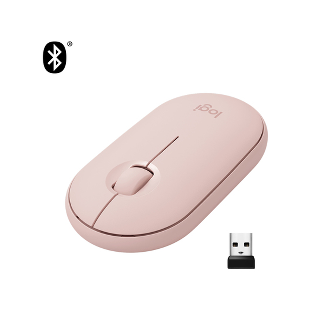 SOURIS LOGITECH® WIRELESS MOUSE M350 PEBBLE ROSE