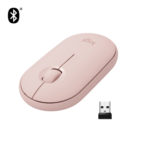 SOURIS LOGITECH® WIRELESS MOUSE M350 PEBBLE ROSE