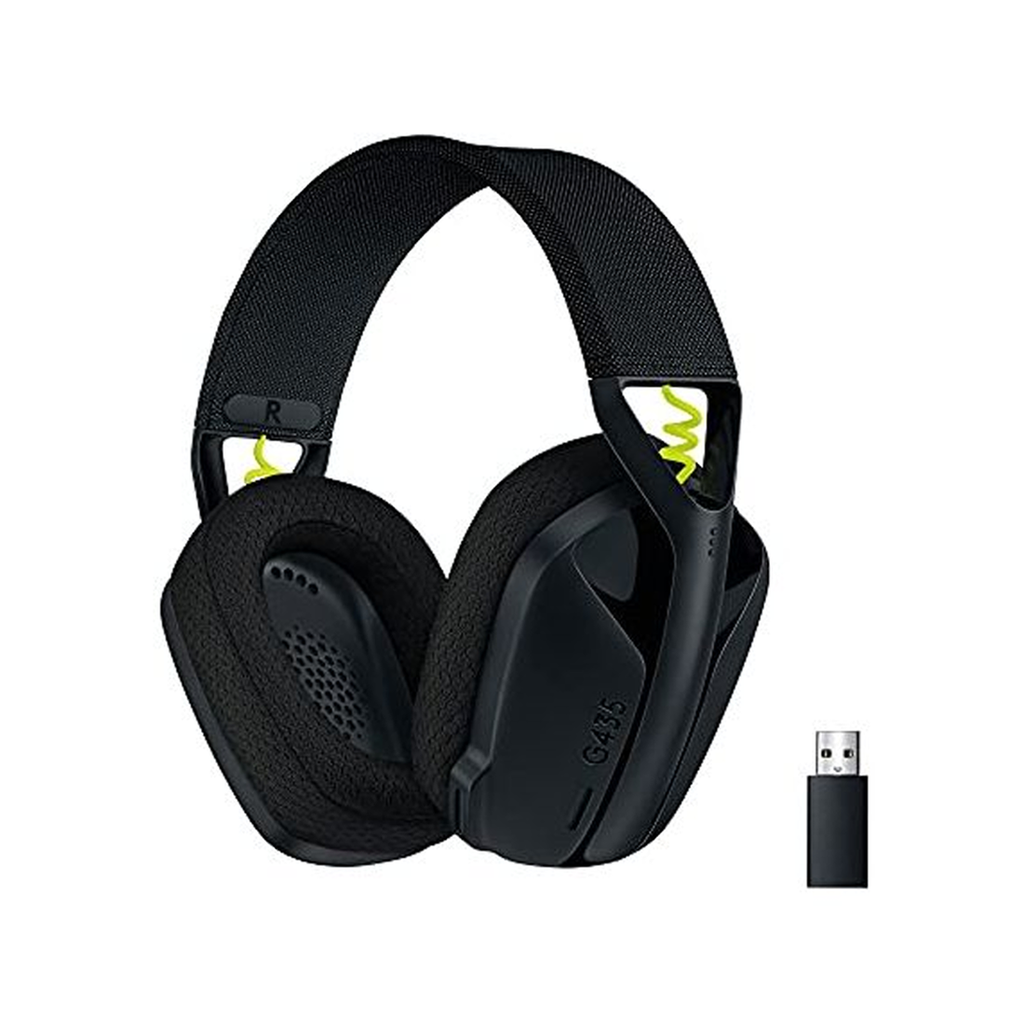 CASQUE LOGITECH G435 LIGHTSPEED WIRELESS NOIR (981-001050)