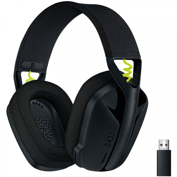 CASQUE LOGITECH G435 LIGHTSPEED WIRELESS NOIR