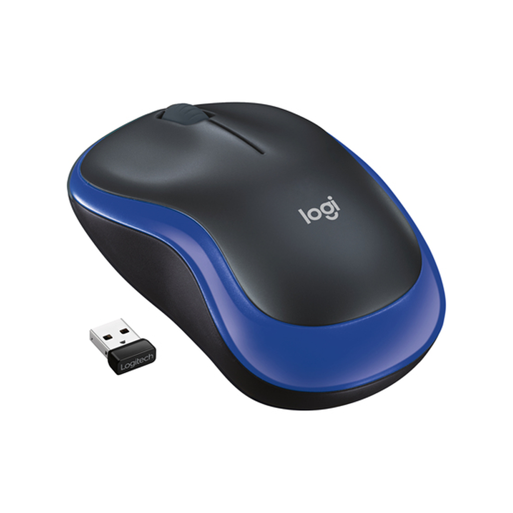 SOURIS LOGITECH M185 WIRELESS  BLEU