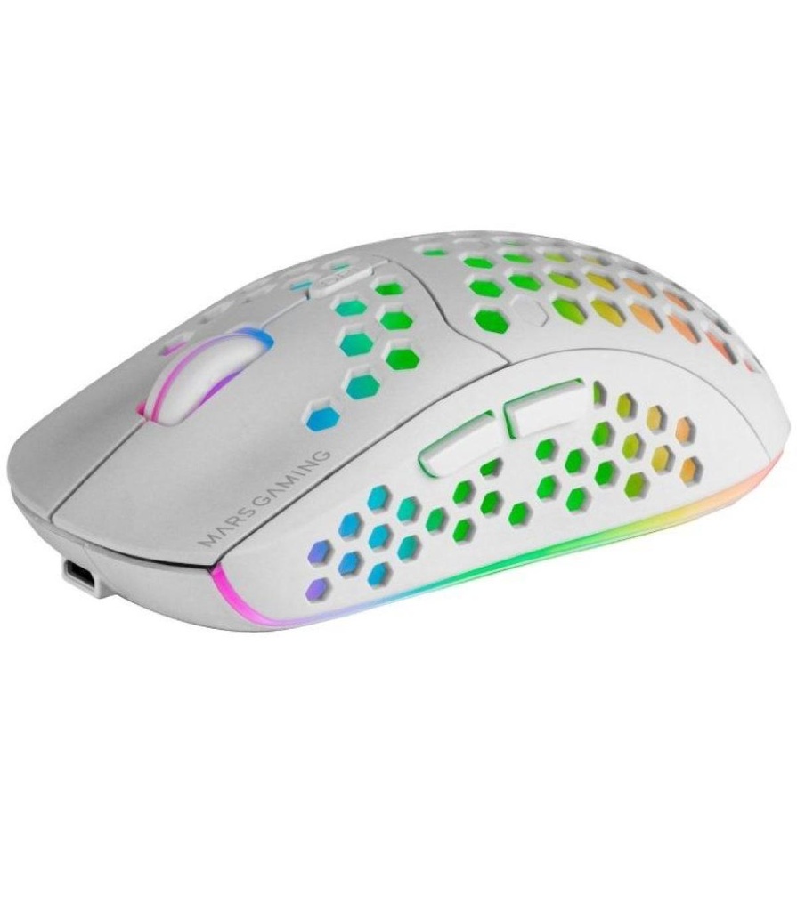 SOURIS MARS GAMING MMW3 , 79G ULTRA-LIGH, R WHITE