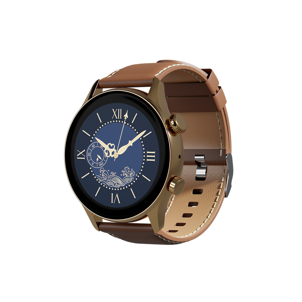 ORYX MONTRE CONNECTÉE GLEAM4 BROWN-GF-LTR