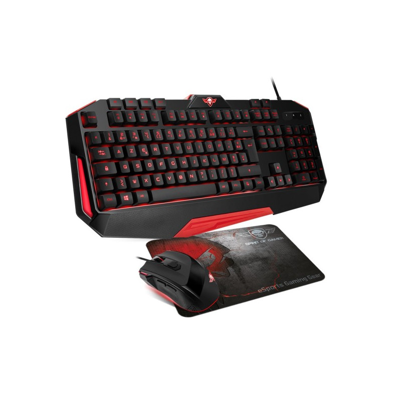 COMBOS SPIRIT PACK CLAVIER SOURIS TAPIS MK3