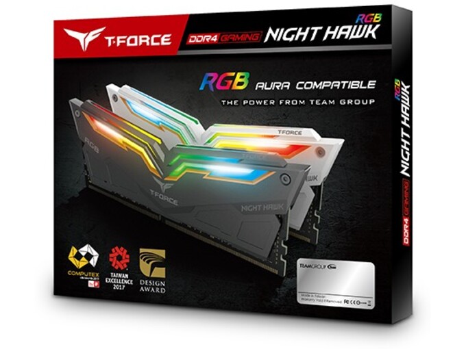 RAM TEAM NIGHT HAWK RGB2 BLACK UD-D4 16GB 3600