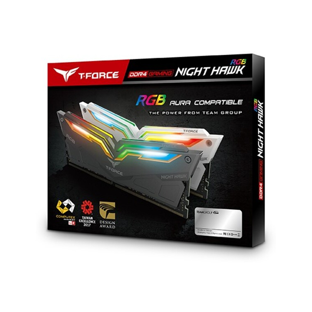 RAM TEAM NIGHT HAWK RGB2 BLACK UD-D4 16GB 3600