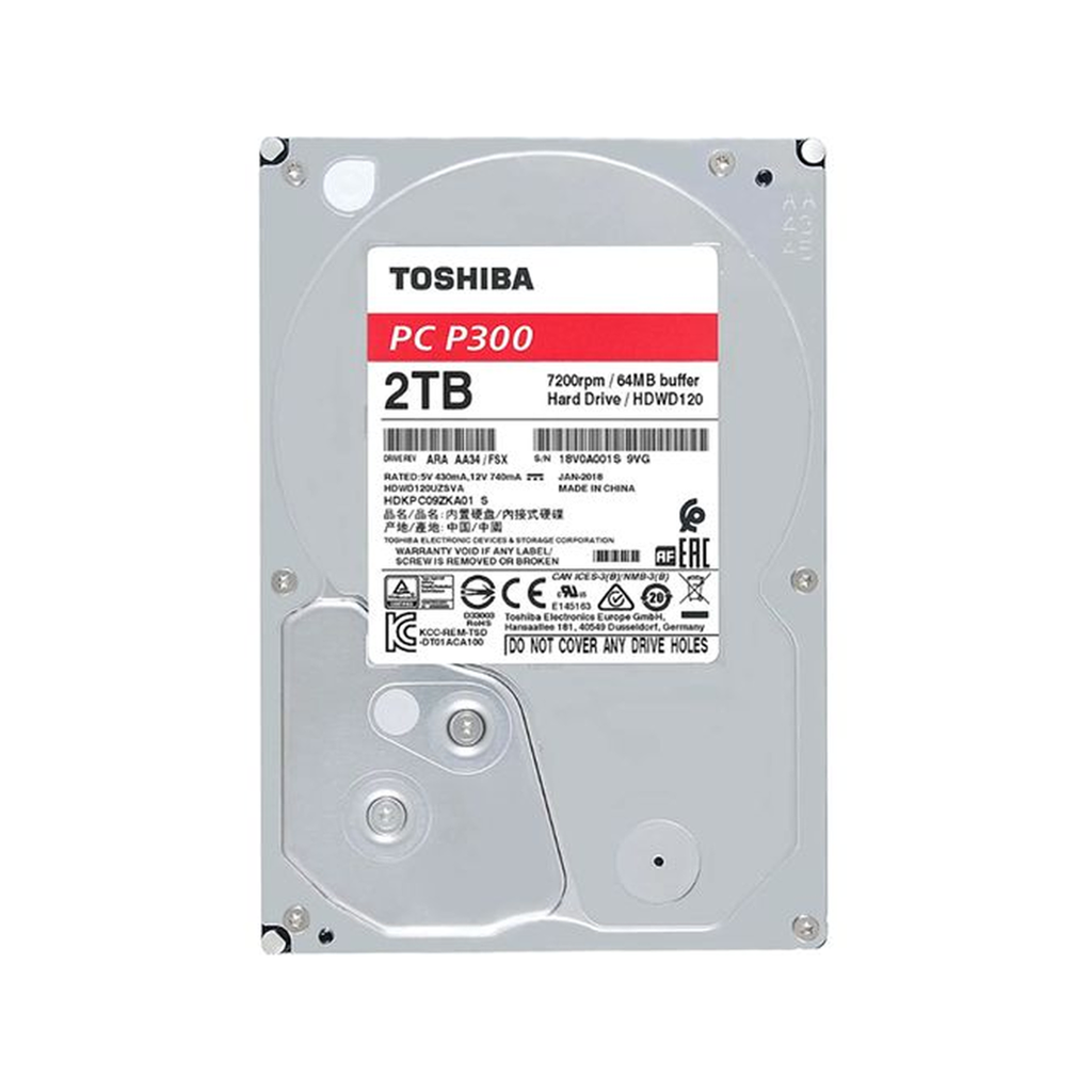 HDD TOSHIBA P300 2 TO  3.5"