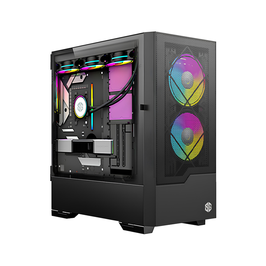 BOITIER SG STRONG 3 FAN ARGB NOIR