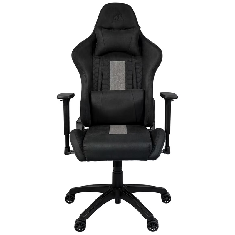CHAISE CORSAIR TC100 RELAXED FABRIC GRIS/NOIR