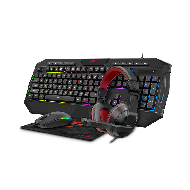 COMBO HAVIT KEYBOARD 4IN1 WIRED GAMING