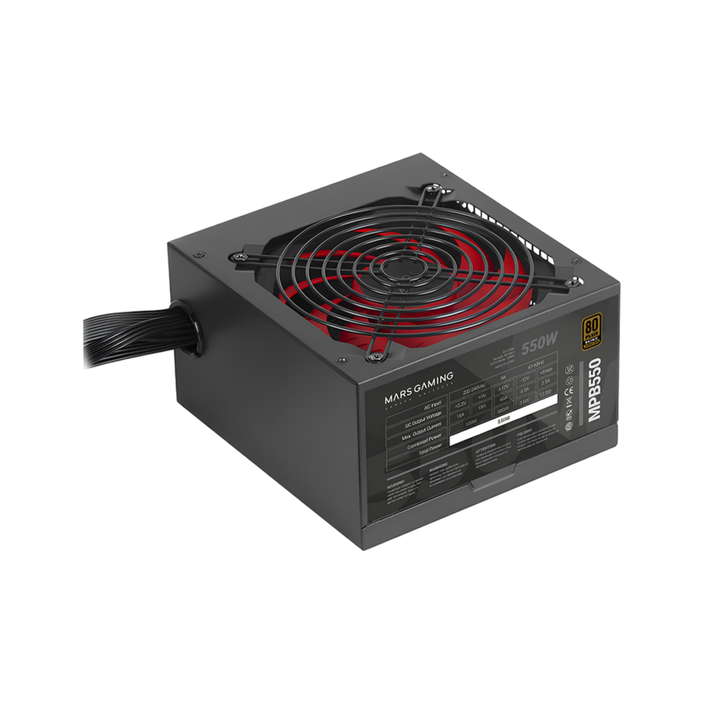 ALIMENTATION MARS GAMING MPB 550W PSU, 80 PLUS BRONZE 230V