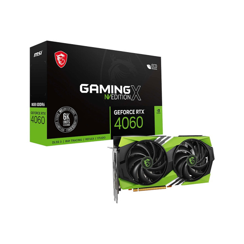 CARTE GRAPHIQUE MSI GEFORCE RTX 4060 GAMING X 8G