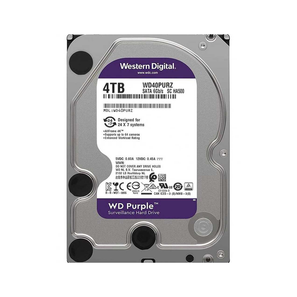 HDD WESTERN DIGITAL 4TO PURPLE 3.5"