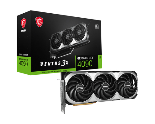 CARTE GRAPHIQUE MSI GEFORCE RTX 4090 VENTUS 3X E OC 24GB