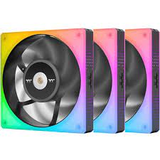 FAN THERMALTAKE TOUGHFAN 12 RGB TRIPLE PACK 12MM NEGRO