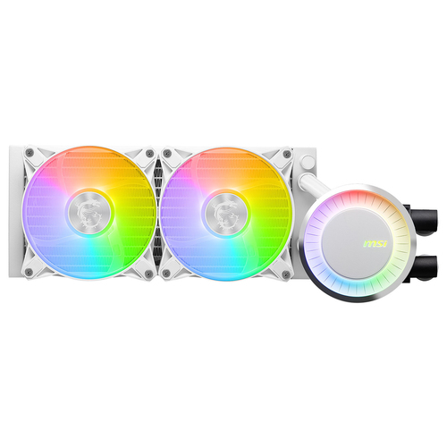 WATERCOOLING MSI MAG CORELIQUID E240 BLANC