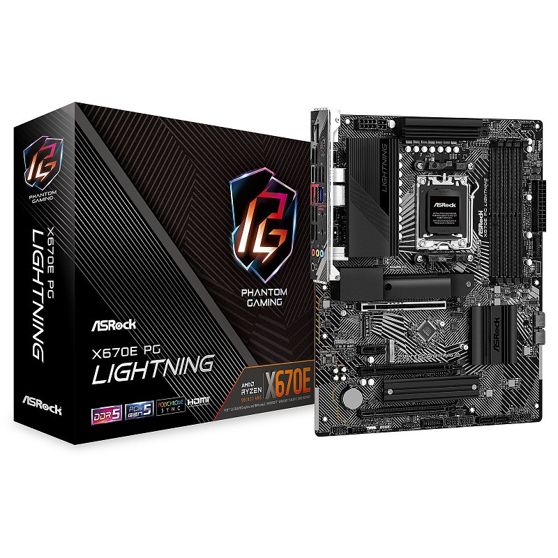 CARTE MERE ASROCK X670E PG LIGHTNING DDR5