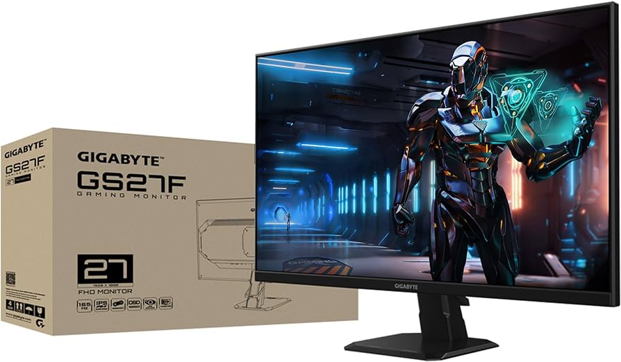 MONITEUR GIGABYTE 27'' GS27F EU 165Hz/OC 170Hz 1MS