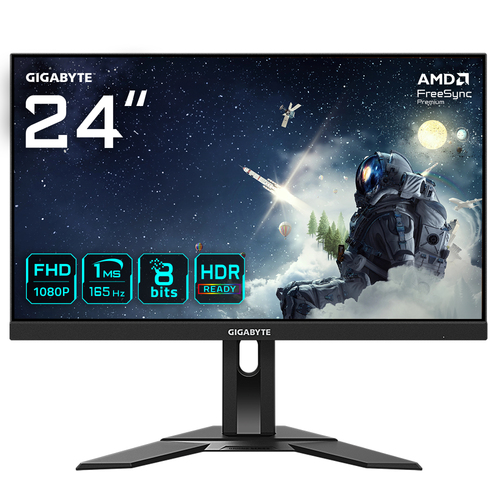 MONITEUR GIGABYTE 23,8'' G24F 2 EU 165Hz/OC 180Hz 1MS