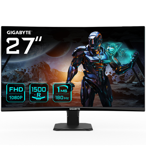 MONITEUR GIGABYTE 27'' GS27FC EU 180HZ 1MS